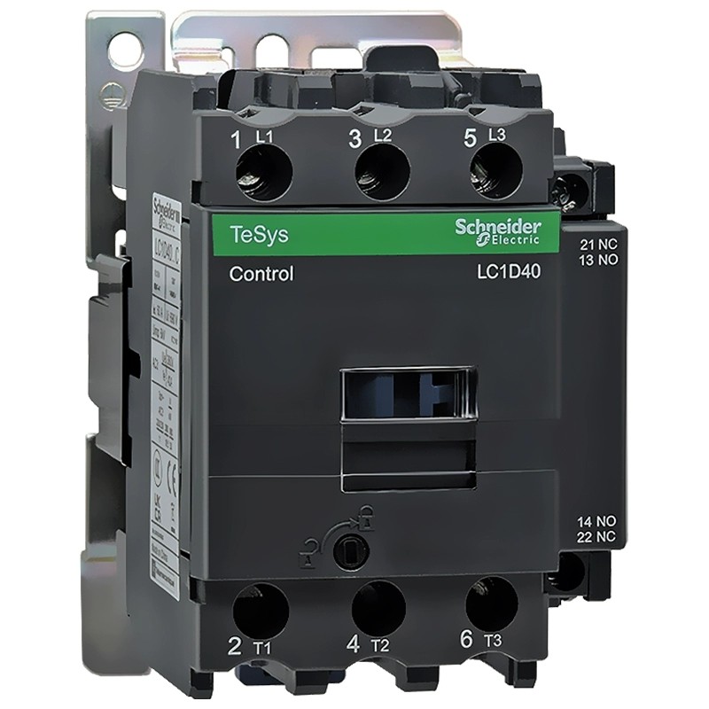 Schneider คอนแทคเตอร์ AC LC1D40B7C AC24V LC1D40F7C AC110V LC1D40M7C AC220V LC1D40Q7C AC380V ลิฟท์คอน