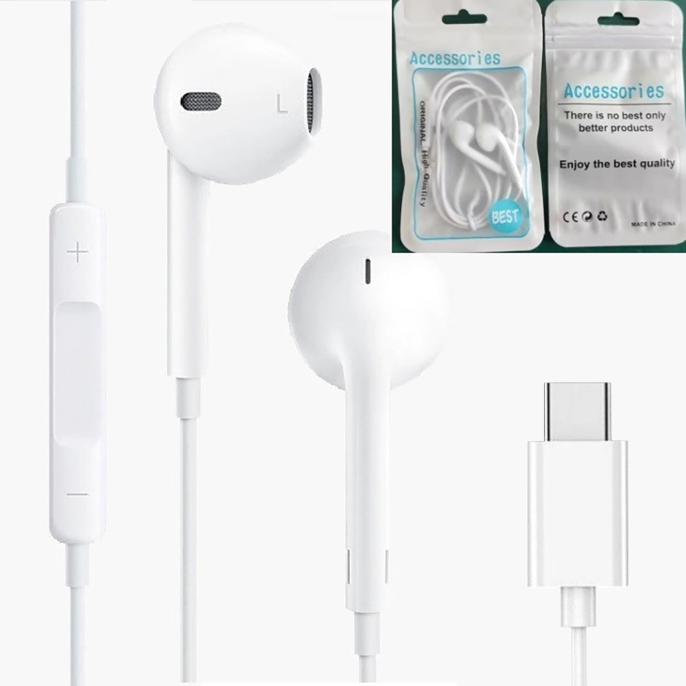 หูฟัง Type-C เสียงดี for ซัมซุง USB- Type C Android ซุง โน๊ต 10 9 8 S8 S8 Plus S9 S9 Plus ราคาถูก - รูปที่ 5