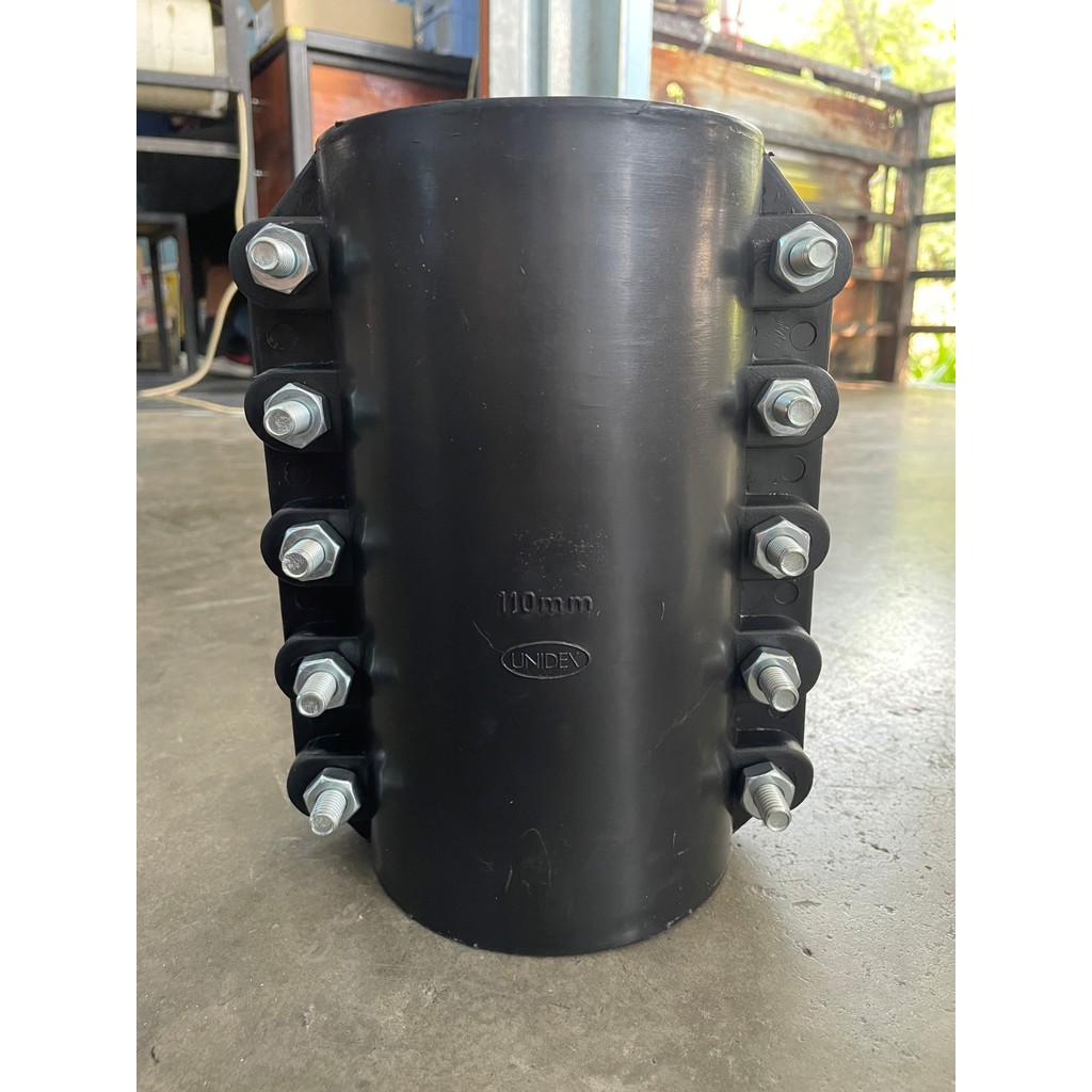 อุปกรณ์ซ่อมท่อ PE RepairClamp 63-110 mm รีแพร์แคล้ม ประกับซ่อมท่อพีอี แคลมป์ซ่อมท่อรั่ว ขนาด 63-110 mm ประกับซ่อมท่อPE อ