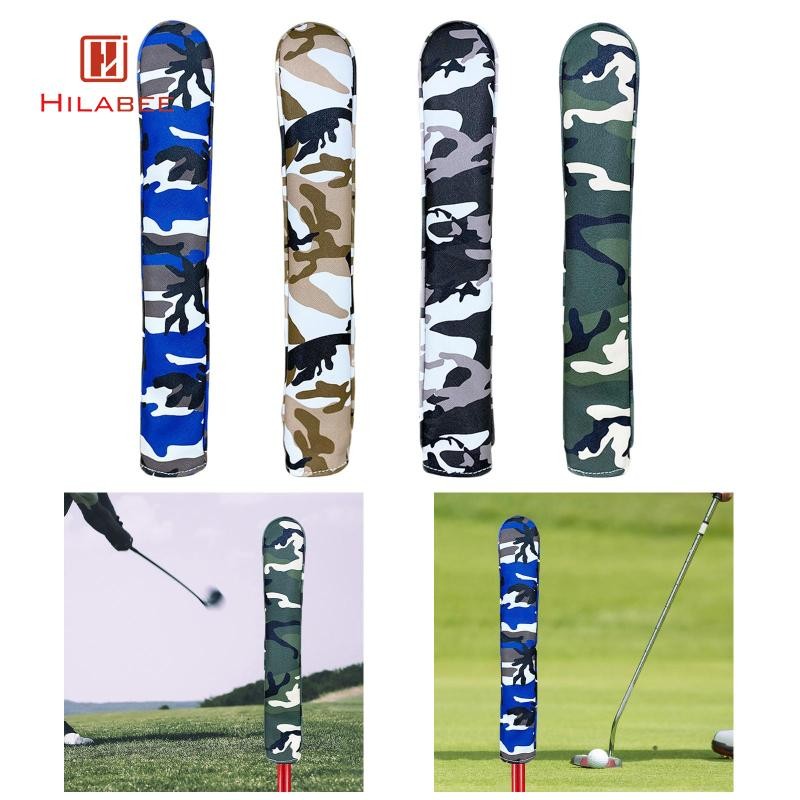 Hilabee Golf Headcover Case Holder Portable Swing Trainer Golf Alignment Sticks Cover