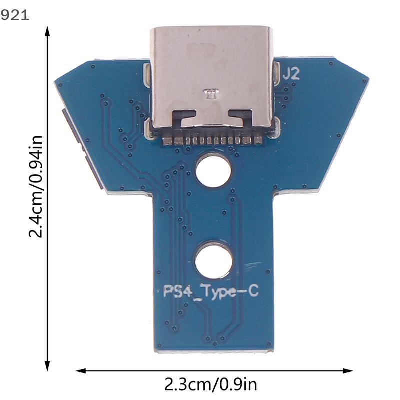 Nuanuaaa ใหม่มาถึง DIY คอมพิวเตอร์-C ชาร์จพอร์ตสําหรับ Playstation 4 JDS เดิม 040 050 055 Original Controller ชาร์จบอร์ดอุปกรณ์เสริม ศ น
