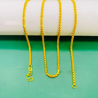 ผู้หญิงข้าวโพด Link Chain สร้อยคอ 18K Gold Plated หญิง Choker Colar เครื่องประดับของขวัญ /45 ซม.
