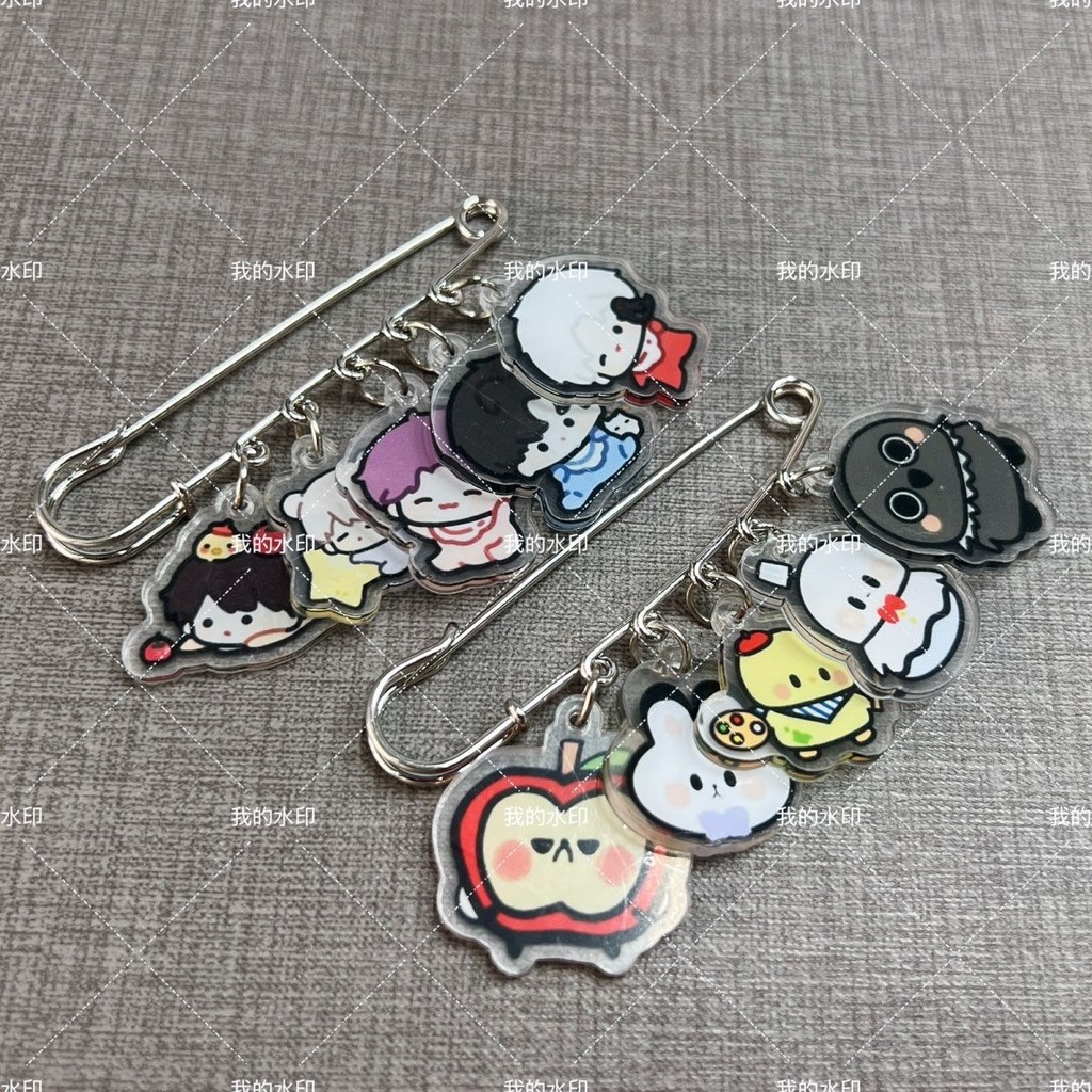 Love and Deepspace เข็มกลัดน่ารัก Pin Game Merch Caleb Sylus อุปกรณ์เสริมกระเป๋า