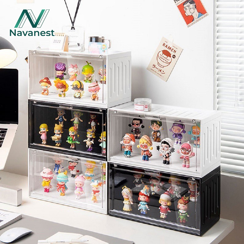 Navanest กล่องเก็บของเล่นทรงคอนเทนเนอร์  สร้างสรรค์ กันฝุ่นและกันความชื้นพร้อมไฟ