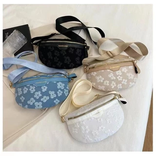 【พร้อมส่ง】Miss Bag Fashion กระเป๋าคาดอก กระเป๋าสะพายไหล่ ผ้าออกซ์ฟอร์ด