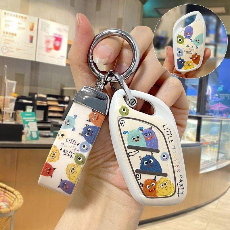 เคสกุญแจรถยนต์ MG6 MG HS TROPHY MG5 MG CF Navigator MG4 ปลอกกุญแจ พวงกุญแจรถ