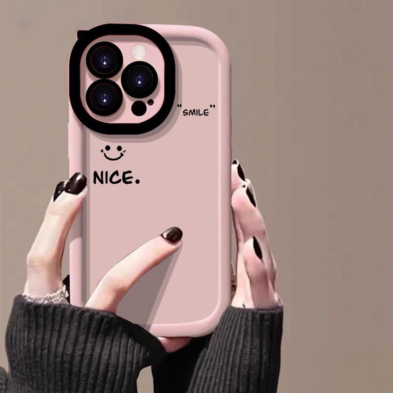 การ์ตูนSmileนุ่มเคสโทรศัพท์สําหรับiPhone 17 16 15 14 13 12 11 Pro Max X Xr Xs Max 7 8 Plus
