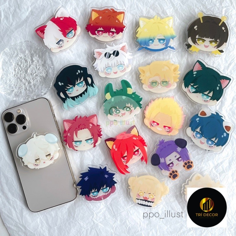 พีโป | Griptok Popsocket ตัวล็อคสีน้ําเงิน ที่วางโทรศัพท์ 5cm