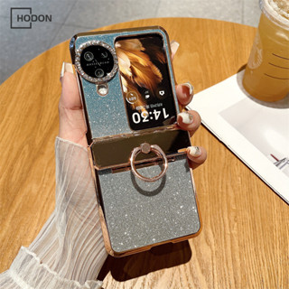 Hodon เคสโทรศัพท์มือถือ กันกระแทก ปิดด้านหลัง กรอบชุบ ประดับ…