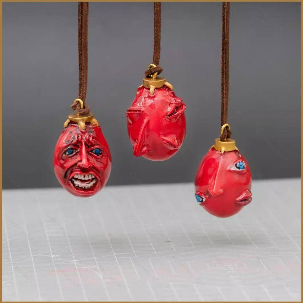 Berserk สร้อยคอ จี้ตุ๊กตาฟิกเกอร์ Behelit Haou no tamago สีแดง ของเล่น ของขวัญ สําหรับเด็ก เก็บสะสม