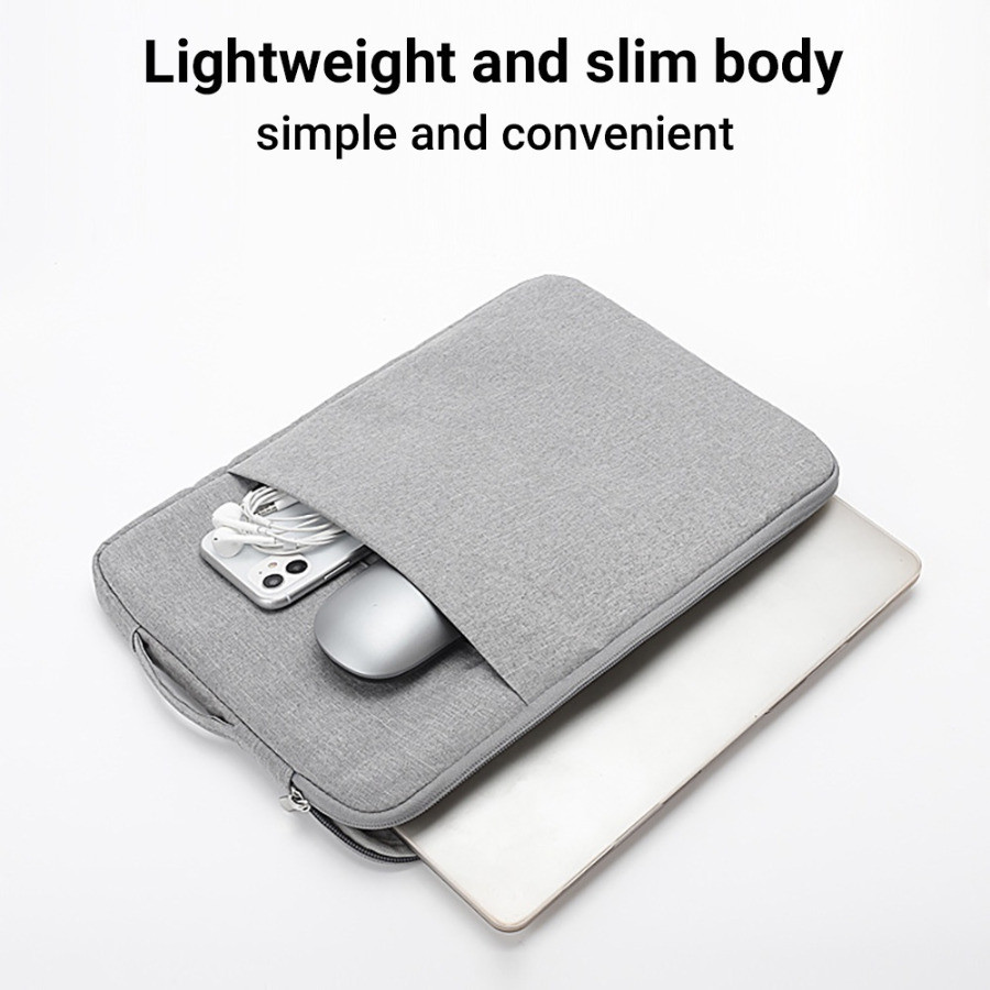 [ส่งไว พร้อมส่ง] กระเป๋า ใส่ Notebook Tablet Laptop แท็บเล็ต แล็ปท็อป ขนาด 11 11.6 13.3 14 15.6 นิ้ว มีหูหิ้ว กันน้ำ - รูปที่ 5