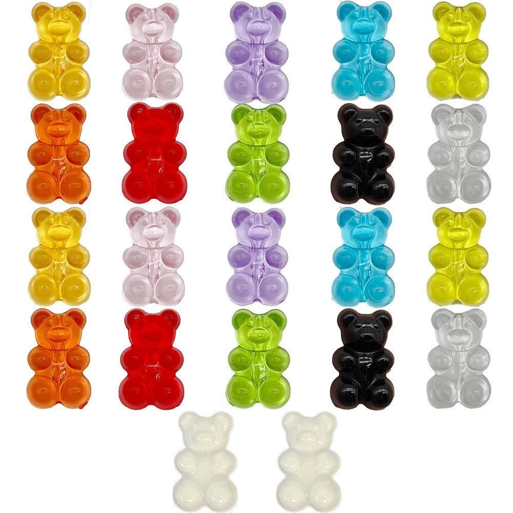 Crocs หัวเข็มขัดเรซิ่น รูปการ์ตูนหมีน่ารัก เครื่องประดับ สําหรับรองเท้า ของขวัญ