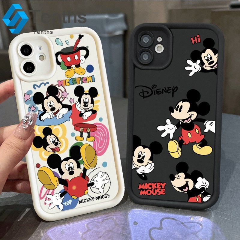 Vivo Y17s Y27 V29 Y20 Y21 Y22 Y02 Y15s Y16 Y17 Y15 Y12 Y36 Y35 Y50 Y1s Y91CY95Cute Cartoon Mickey Mouse Case Soft Cover
