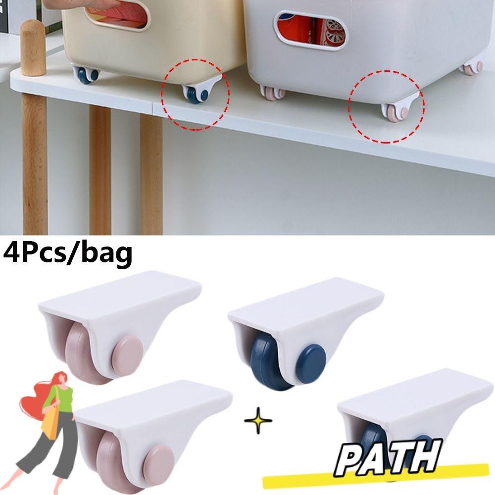 Path ล้อเลื่อน ไม่มีรอยขีดข่วน มีกาวในตัว เคลื่อนย้ายง่าย 4 ชิ้น – โปรปัง