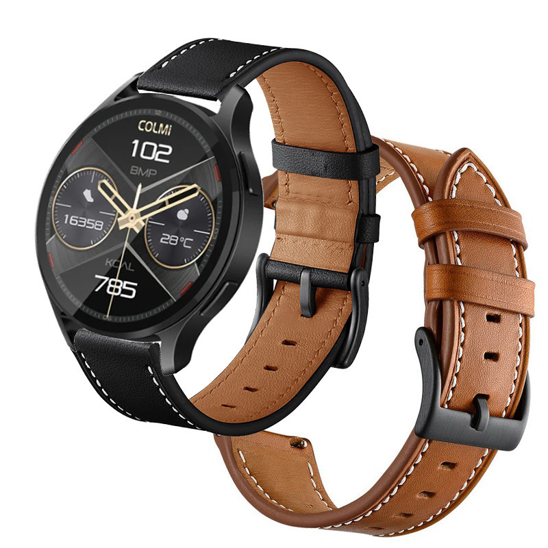 สายนาฬิกาสําหรับ COLMI i28 Ultra Smart Watch อุปกรณ์เสริมสร้อยข้อมือหนังสําหรับ COLMI i28 Ultra Band