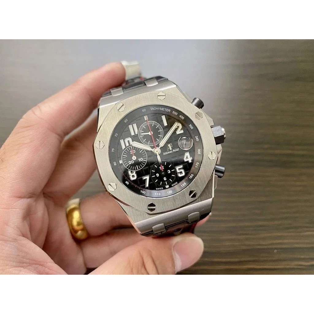 [ONLY] Apf Factory Aibi Royal Oak Offshore 26470 นาฬิกาข้อมือโครโนกราฟ 3126