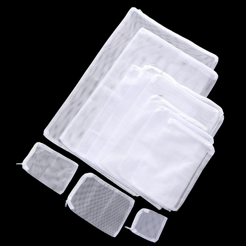 Openw Aquarium Filter Bag Fish Mesh Bag Zipper Net Pond Bio Active Carbon GOOD