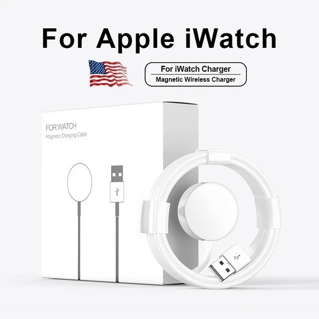 Apple Watch Series 8 7 6 5 SE iWatch สายชาร์จแม่เหล็กไร้สาย USB แบบพกพา ของแท้