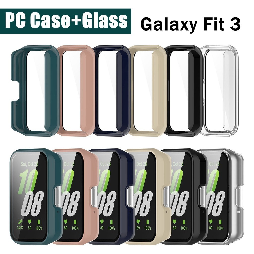 เคสกระจก PC แบบแข็ง สําหรับ Samsung Band Fit 3 Fit3