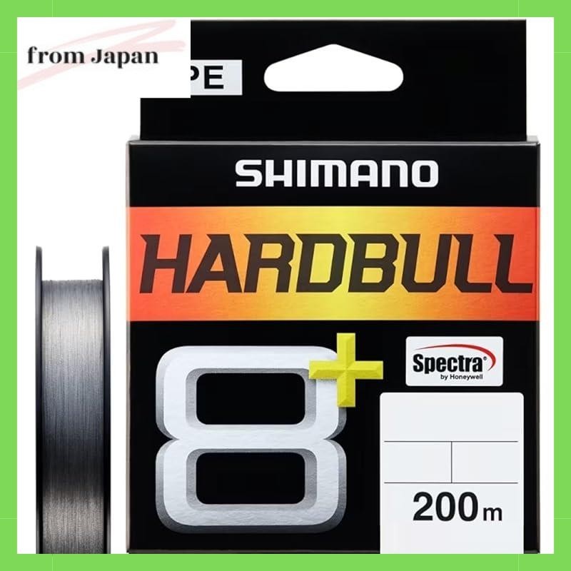 Shimano PE Line HARDBULL 8+ 200m LD-M68X 1.0 (20.6lb) Steel Gray