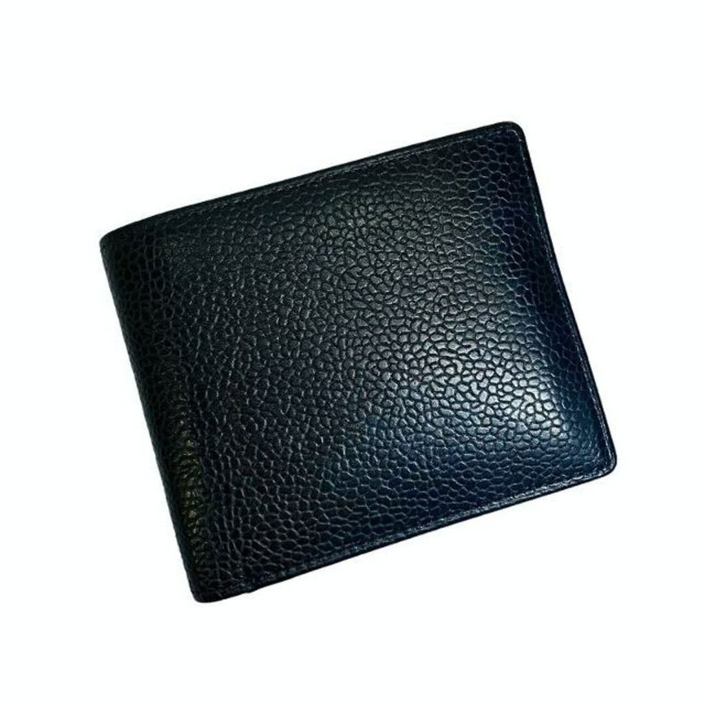 Ganzo GANZO Good Condition Bi-fold Wallet WGAN GD 57483 Leather Navy Direct from Japan Secondhand