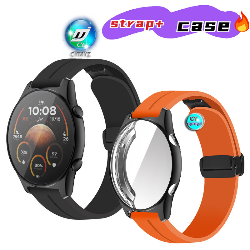 Honor Watch GS 3 GS 4 เคสป้องกัน สายซิลิโคน สายนาฬิกา HONOR Watch GS3 GS 4 รัดข้อมือ กีฬา HONOR Watc