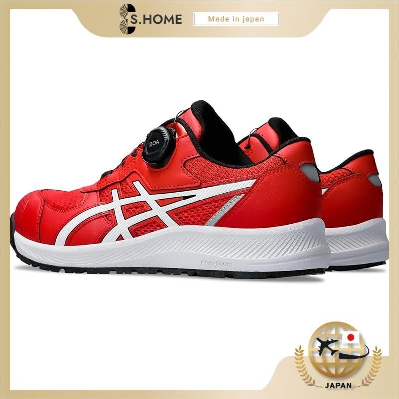 [Asics Working] รองเท้าเซฟตี้ Winjob Cp219 Boa White×Shocking Olensi 22.5 ซม.
