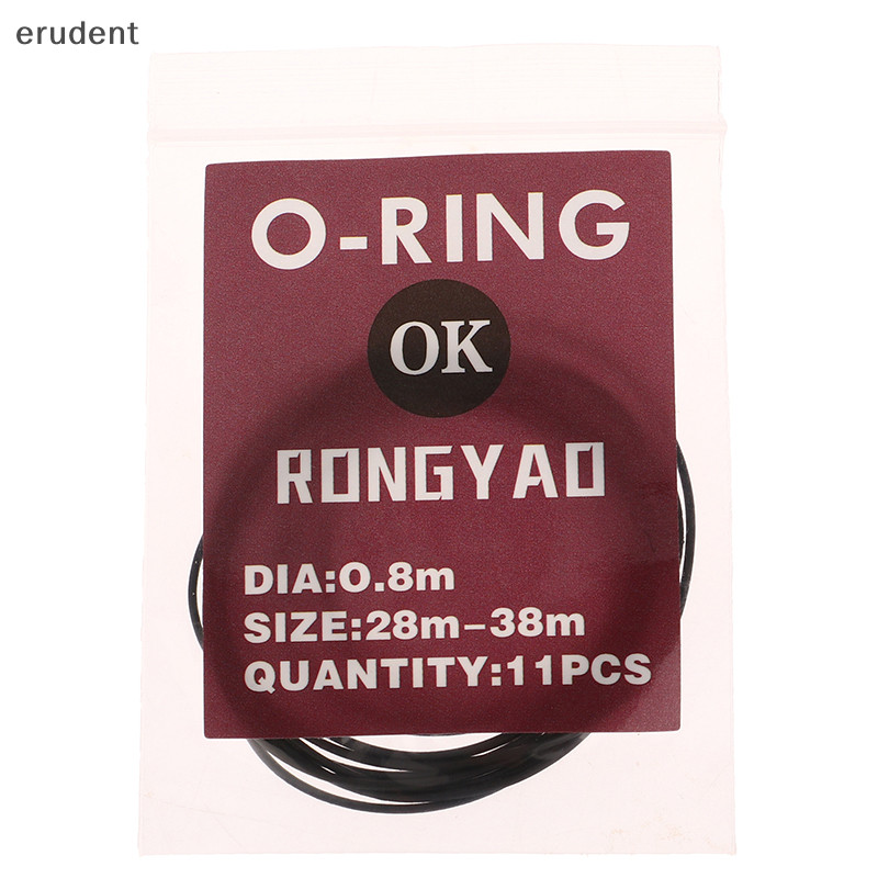Erudent 1Pack 0.5/.6/0.7/0.9mm นาฬิกา O-Ring นาฬิกายางกันน ้ ําปะเก ็ น O แหวนซ ่ อมช ่ างซ ่ อมนาฬิกาเครื ่ องมืออุปกรณ ์ เสริมใหม ่
