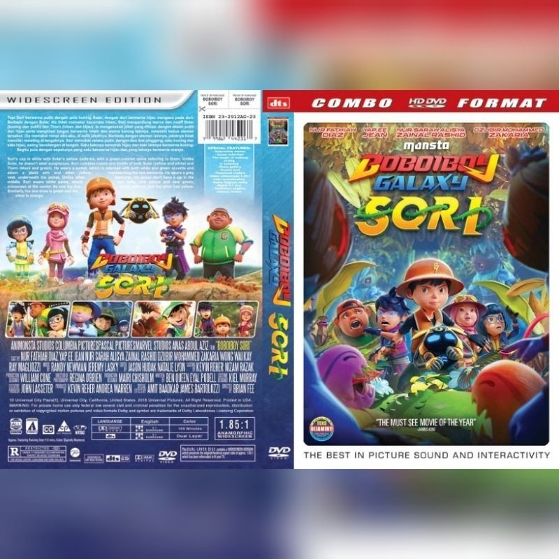 Boboiboy GALAXY SORI Animated Movie Cassette - 2023 - HD