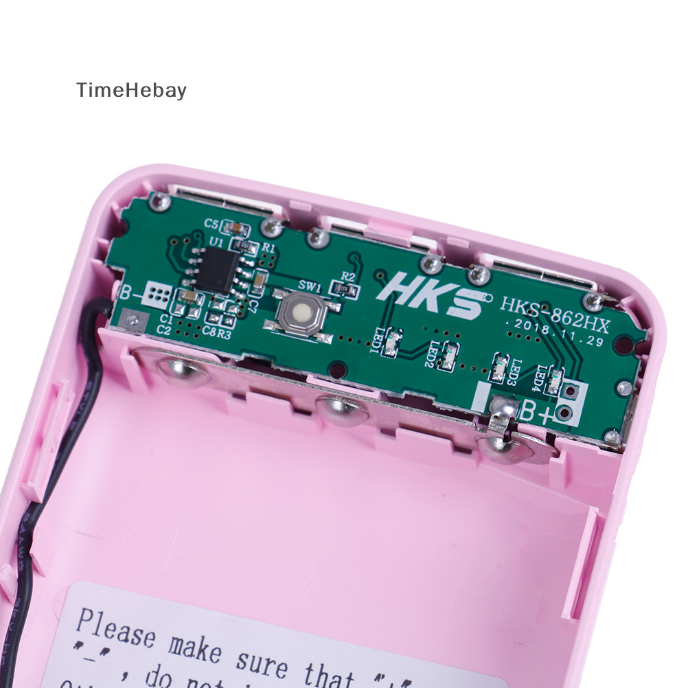 Timehebay DIY power bank case 3 USB 3x 18650 charger กล ่ องภายนอก EN