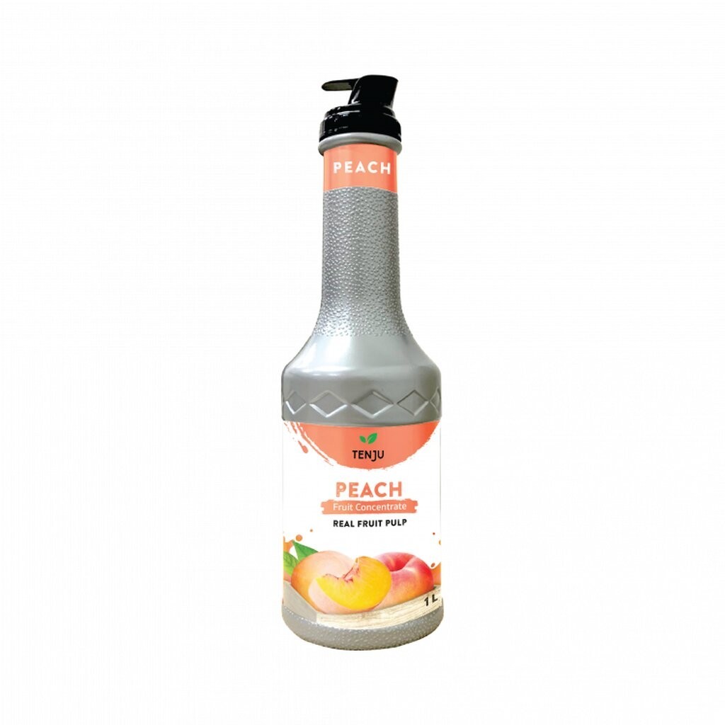 Tenju Fruit Concentrate Peach 1 Lt. เท็นจู น้ำผลไม้เข้มข้น รสพีช 1ลิตร (05-8485)