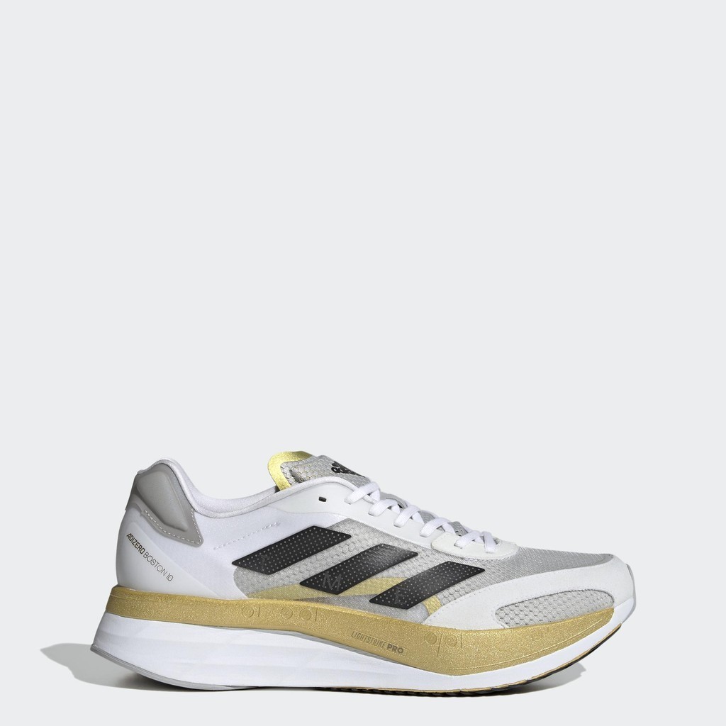 adidas วิ่ง รองเท้า Adizero Boston 10 TME ผู้ชาย สีขาว GY4929
