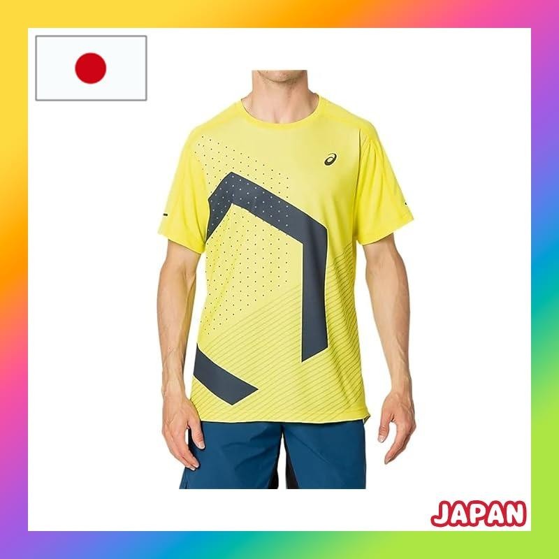 [ASICS] Running Wear Running Quick Magic Short Sleeve Shirt 2011B953 Men's Sour Yuzu Japan S (Equivalent to Japanese Size S)