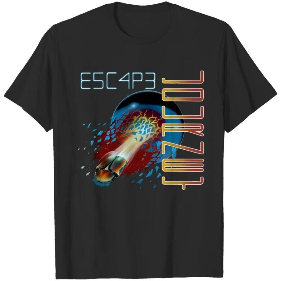 Journey Escape T เสื้อ Journey Rock Band เสื้อยืดแขนสั้น