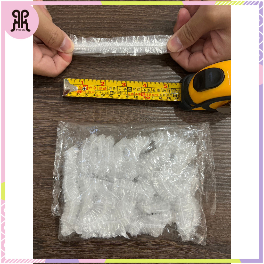 ถุงพลาสติกครอบหู ใช้แล้วทิ้ง กันน้ำ สระผม ทำผม  100 ชิ้น/แพ็ค พร้อมส่งจากไทย