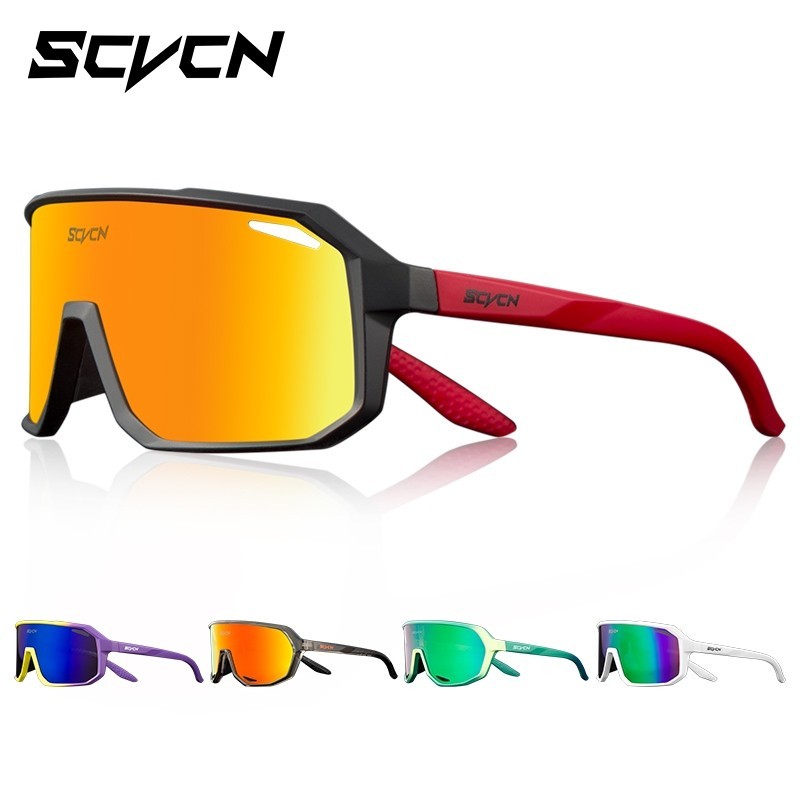SCVCN cycling Sunglasses Men's Women's Running Glasses 1 Lens