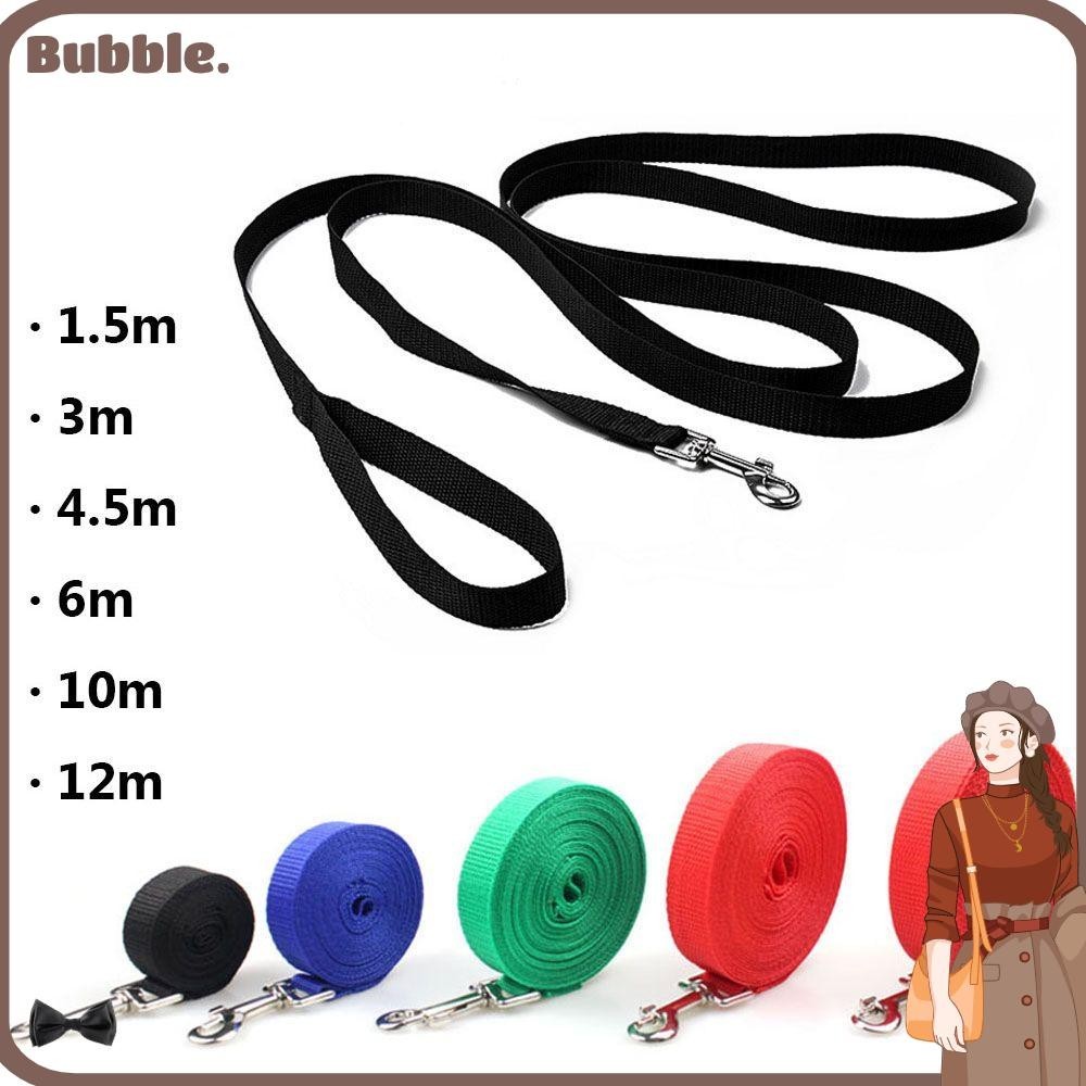Bubble สายรัดตะกั่วสุนัขแมวสีสันสดใส สายจูงไนลอนสำหรับเดินฝึกสัตว์เลี้ยงคุณภาพสูง