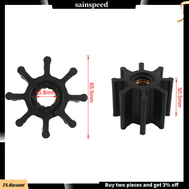 เกาหลี 50 -8 ใบพัดปั๊มยางสูงสําหรับ ยันม่าร์ เช่น เครื่อง 6ช - รูปที่ 7