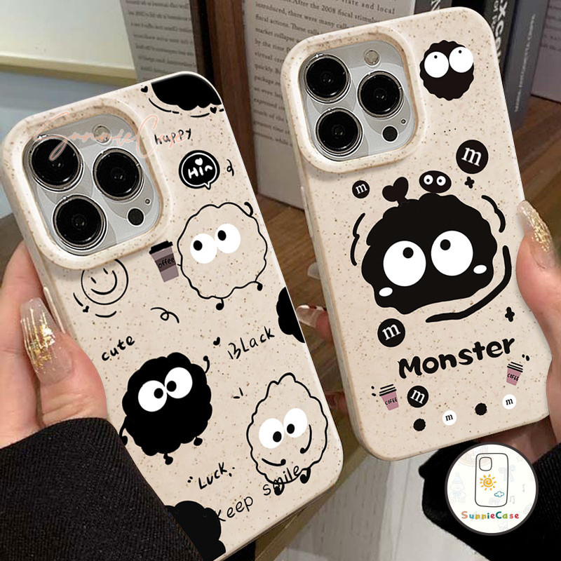การ์ตูนน่ารักกาแฟถ่านหิน Samsung A05s A14 A12 A13 A15 A03s A05 A02s A04s A03 AA21s A52 A23 A33 A54 A24 A04E 50 A25 A32
