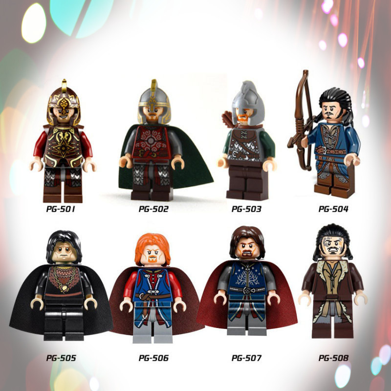 ภาพยนตร ์ มินิตัวละคร Lord of the Rings Hobbit Series ประกอบของเล ่ นบล ็ อกตัวต ่ อขนาดเล ็ ก