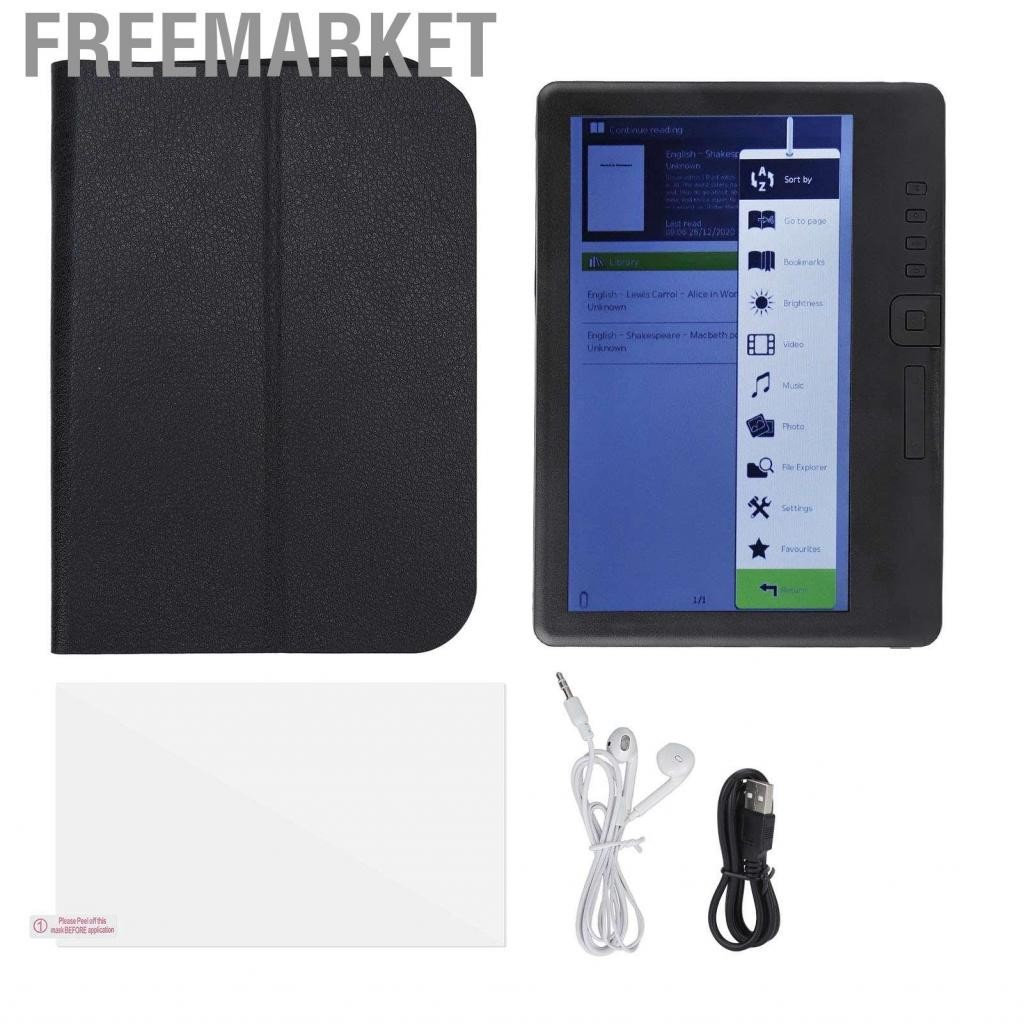 Freemarket 7 Inch LCD Display TFT Ebook Reader 800x480 Resolution Digital E-Reader