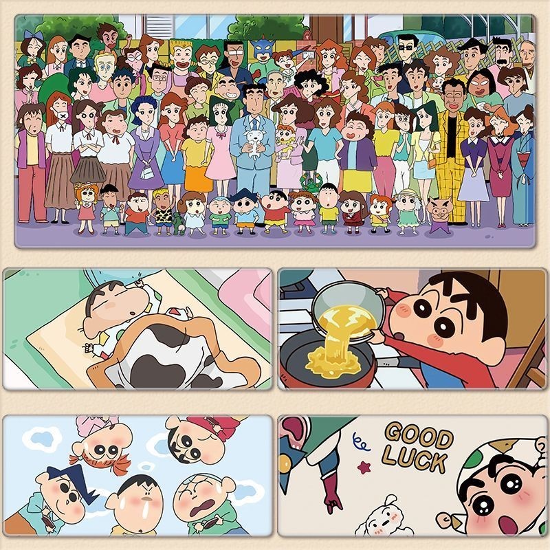 2024 สไตล์ใหม่ ดินสอสี หน้าแข้ง-ชาน แผ่นรองเมาส์ขนาดใหญ่ชายหญิงการ์ตูนน่ารักอะนิเมะสํานักงานแป้นพิมพ์คอมพิวเตอร์การเรียนรู้แผ่นโต๊