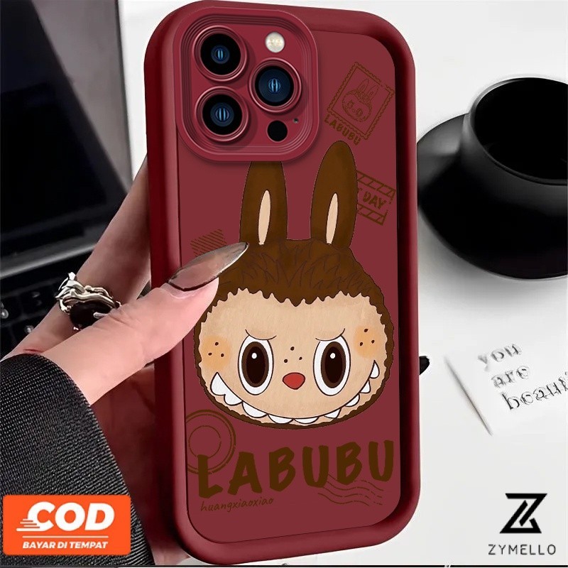 เคสโทรศัพท์ OPPO A3X A3 PRO A80 A60 A79 A38 A18 A17 A57 2022 4G A78 A58 A7 A5S A12 น่ารัก labu ดูดซับแรงกระแทกTPUซิลิโคนเคสโทรศัพท์