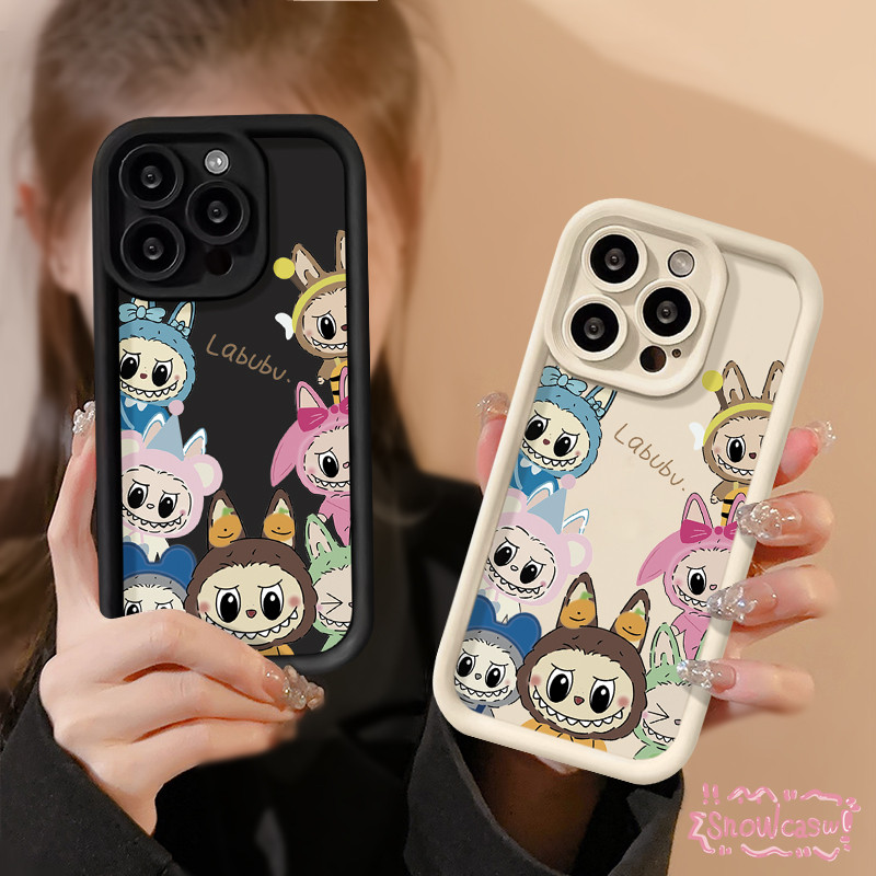กรณีป๊อปมาร์ทลาบูบูน่ารักสีสันสดใส Redmi 13 12C A1 9 9T 9C 13C 12 10A A2 9A 10C NFC 9C Note 13 12 11 9 10 8 Pro Max Plus