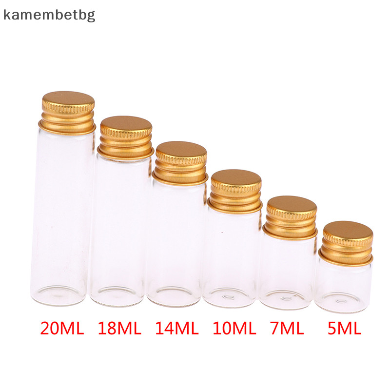 Kamembetbg 10 ชิ ้ น 5/7/10/14/18/20ML ขวดแก ้ ว Tiny ขวดแก ้ วขวดปิดผนึก Wishing Bottle TH