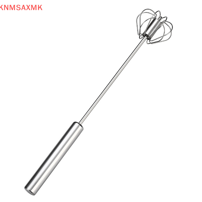 Zhechuibbb.th Kitchen Stainless Steel Whisk Hand Pressure Semi-automatic Egg Beater Mixer ราคาไม ่ แพง