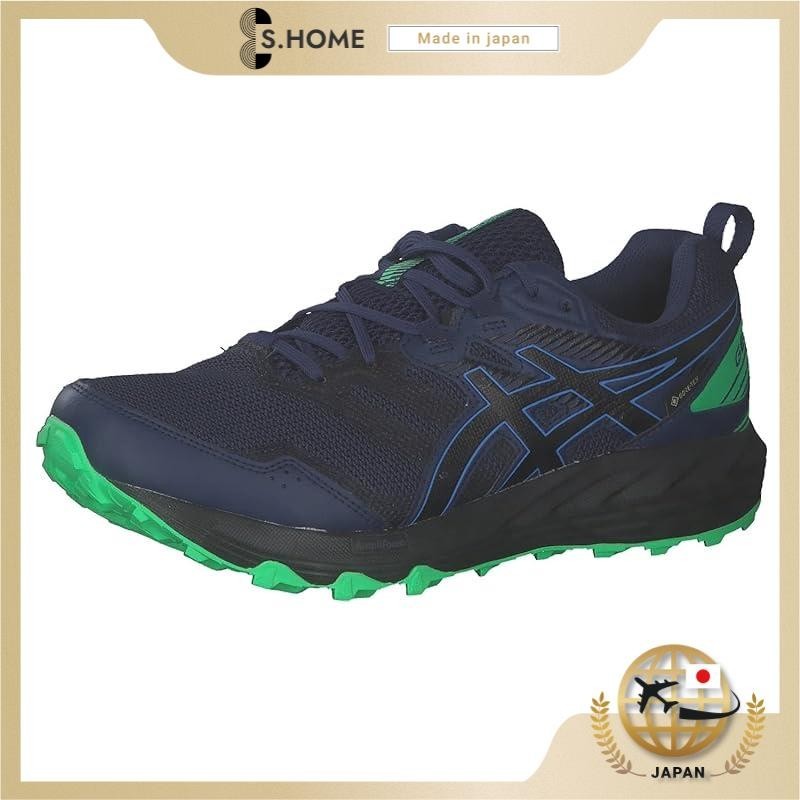 ASICS (ASICS) Running Shoes Treerun Shoes Gel Nimbus 23 Knit 1011B048.400 (Black x Blue/28.5/Men's)