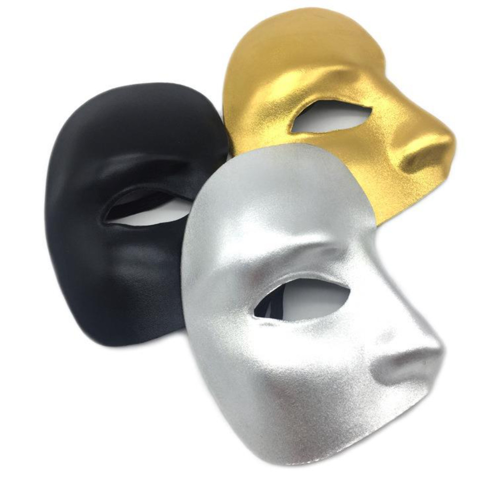 Phantom Of The Opera One Eyed Masquerade Mask สําหรับผู้หญิงผู้ชาย Vintage Party Dance Mask สําหรับฮาโลวีน,พรหม, Mardi Gras & Carnival