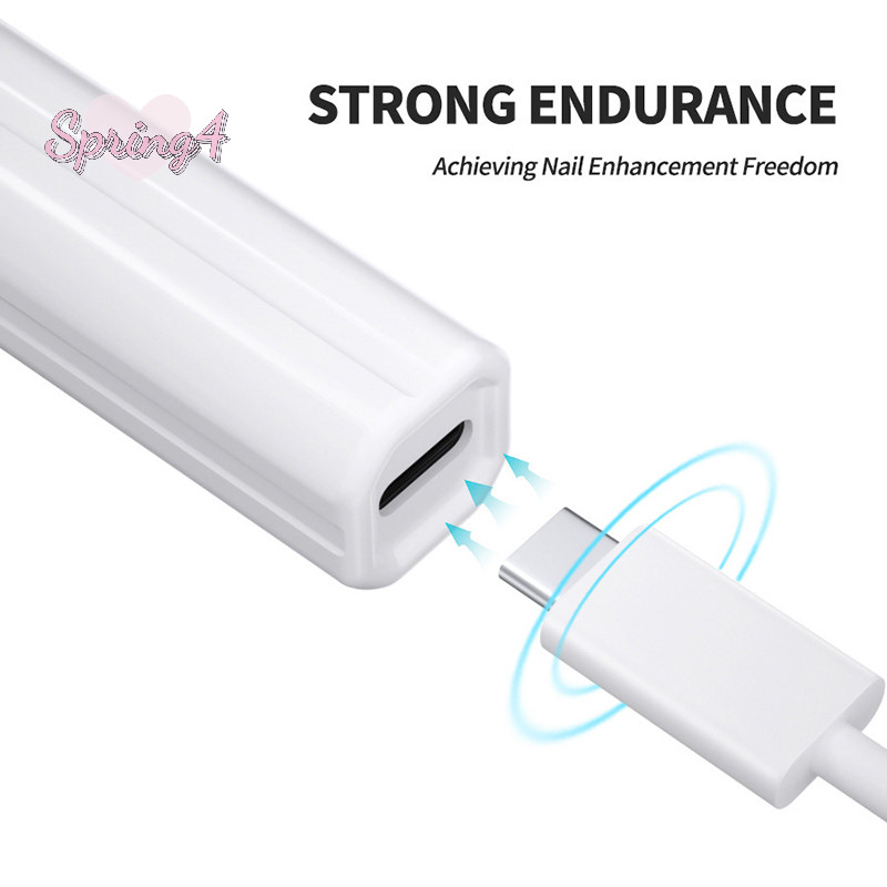 <Spring4> เครื่องส่องไฟเล็บแห้งเร็ว 3 UV LEDs 3W เจลโปแลนด์เครื่องเป่าเล็บโคมไฟเครื่องมือ USB Salon อุปกรณ์ Nice