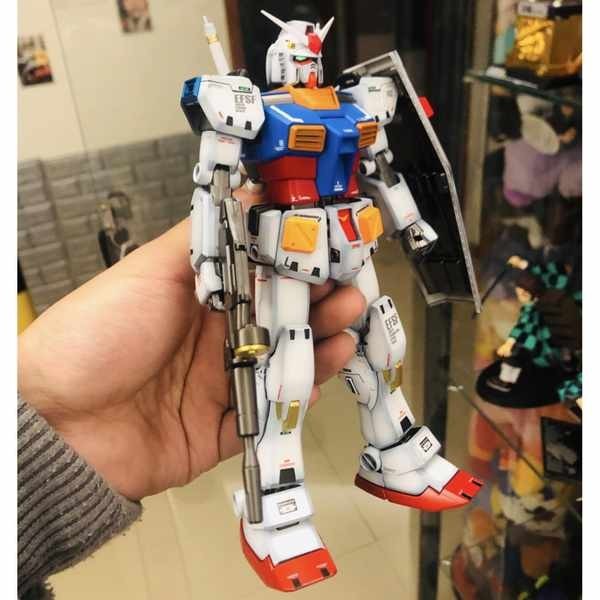 gunpla village plastic model kit ในประเทศ HG Ancestor Gundam Assembly Model Mecha MG Unicorn Assault Liberty Barbatos Gundam Toy Man